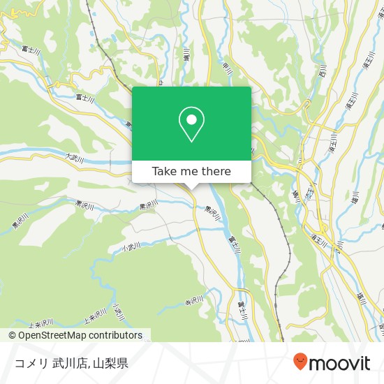 コメリ 武川店地図