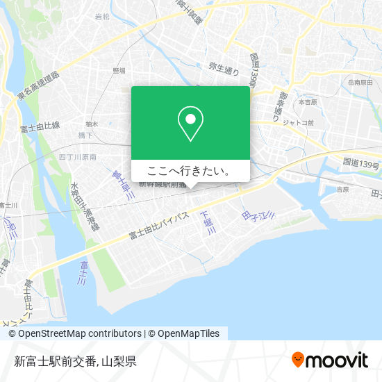 新富士駅前交番地図