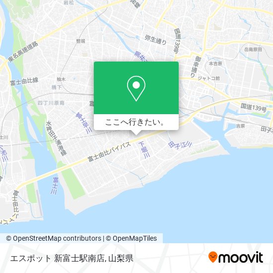 エスポット 新富士駅南店地図