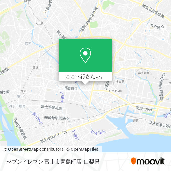 セブンイレブン 富士市青島町店地図