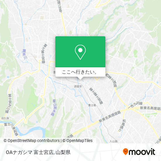 OAナガシマ 富士宮店地図
