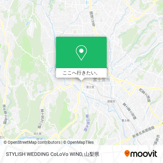 STYLISH WEDDING CoLoVo WIND地図