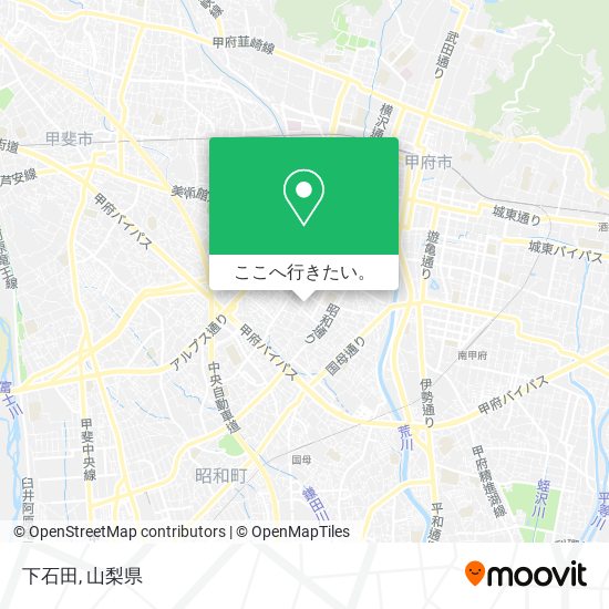 下石田地図