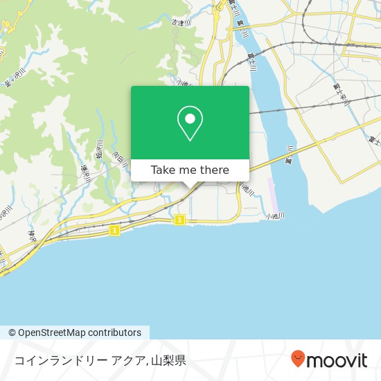 コインランドリー アクア地図