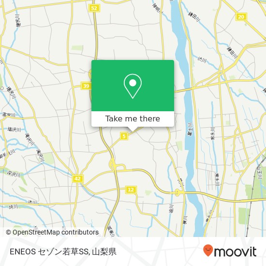 ENEOS セゾン若草SS地図