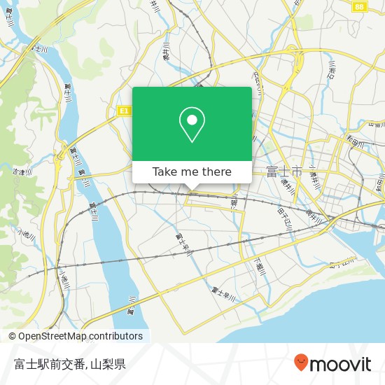 富士駅前交番地図