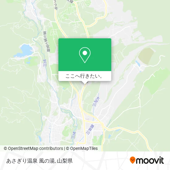 あさぎり温泉 風の湯地図