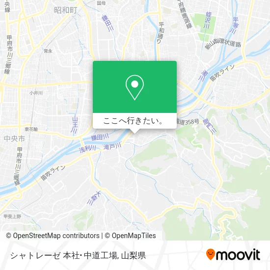 シャトレーゼ 本社･中道工場地図