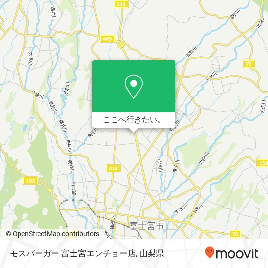 モスバーガー 富士宮エンチョー店地図