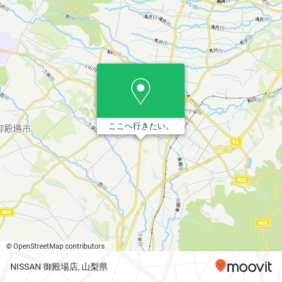 NISSAN  御殿場店地図