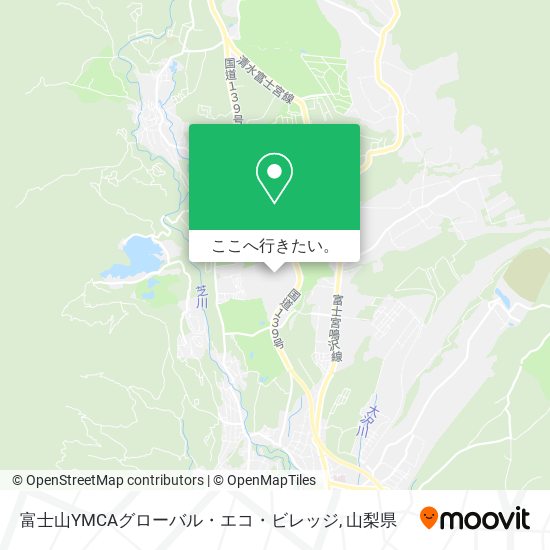 富士山YMCAグローバル・エコ・ビレッジ地図