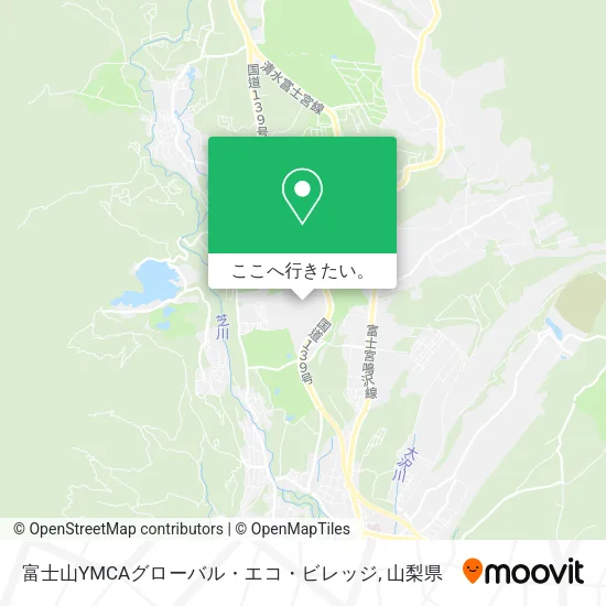 富士山YMCAグローバル・エコ・ビレッジ地図