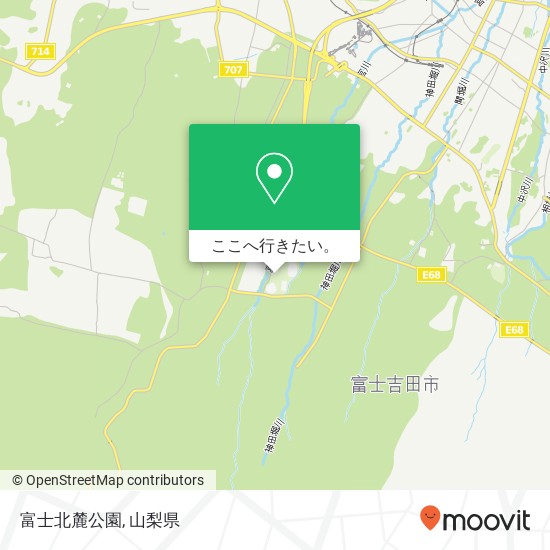富士北麓公園地図