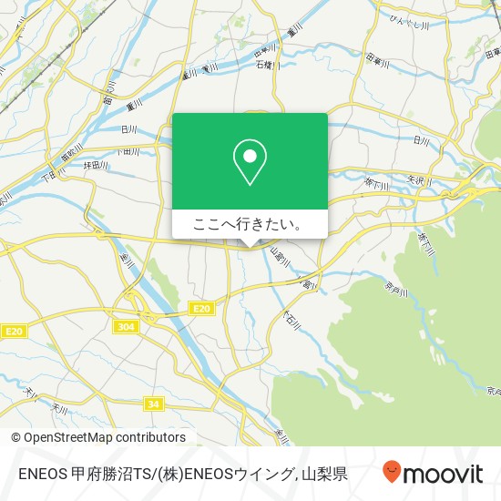 ENEOS 甲府勝沼TS/(株)ENEOSウイング地図