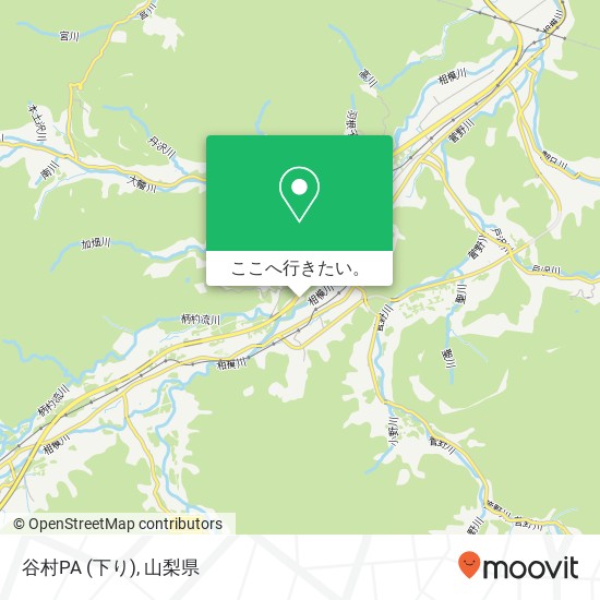 谷村PA (下り)地図