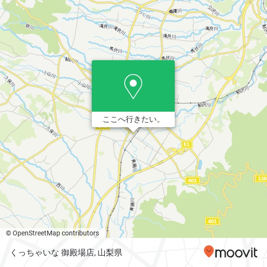 くっちゃいな 御殿場店地図