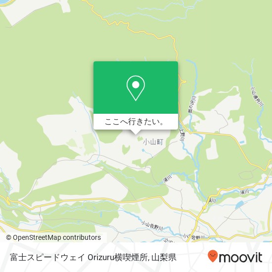 富士スピードウェイ Orizuru横喫煙所地図