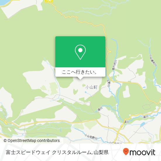 富士スピードウェイ クリスタルルーム地図