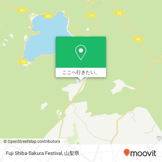 Fuji Shiba-Sakura Festival地図