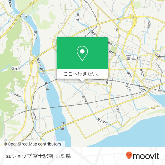 auショップ 富士駅南地図