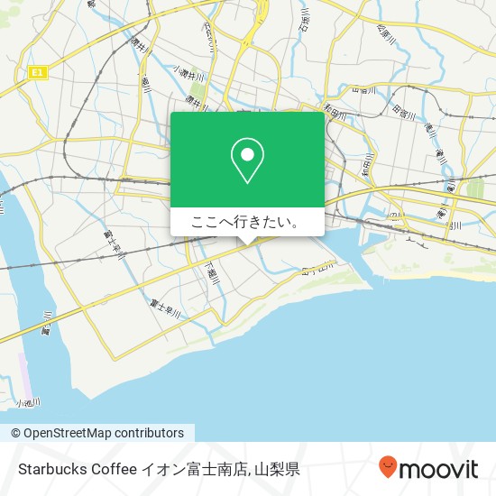 Starbucks Coffee イオン富士南店地図