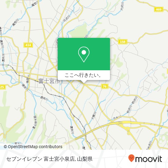 セブンイレブン 富士宮小泉店地図