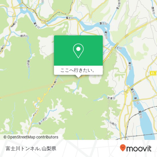 富士川トンネル地図