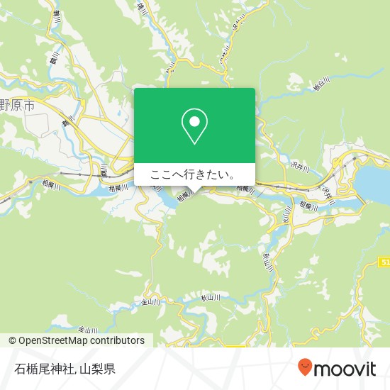 石楯尾神社地図