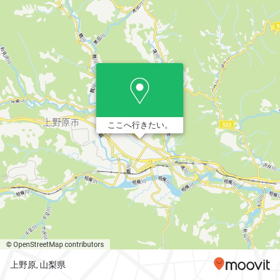 上野原地図