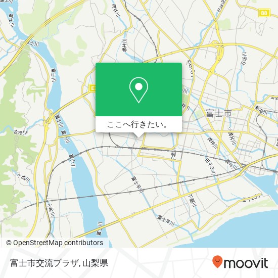 富士市交流プラザ地図