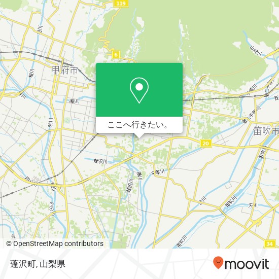 蓬沢町地図