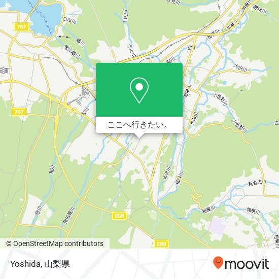 Yoshida地図