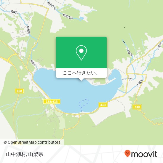 山中湖村地図