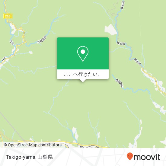 Takigo-yama地図