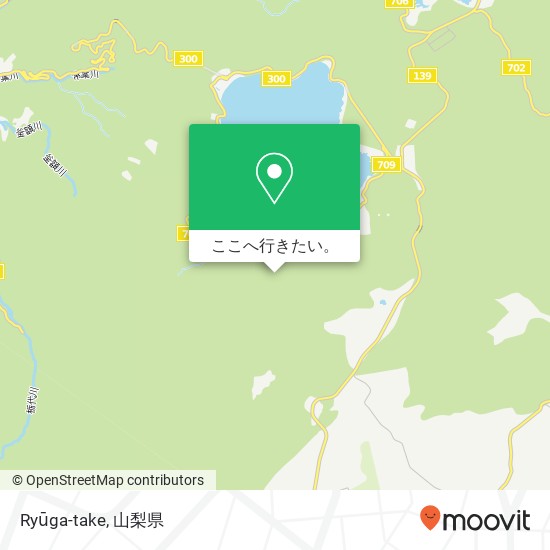 Ryūga-take地図
