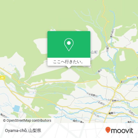 Oyama-chō地図