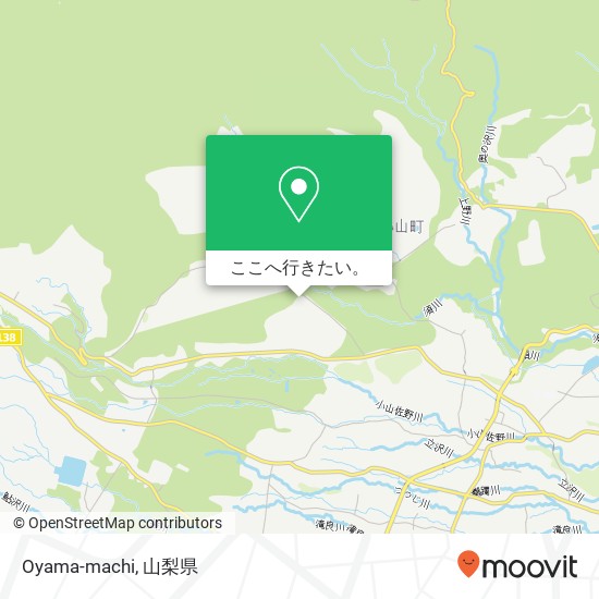 Oyama-machi地図