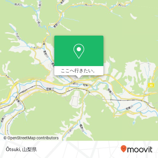 Ōtsuki地図