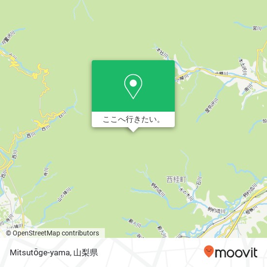 Mitsutōge-yama地図
