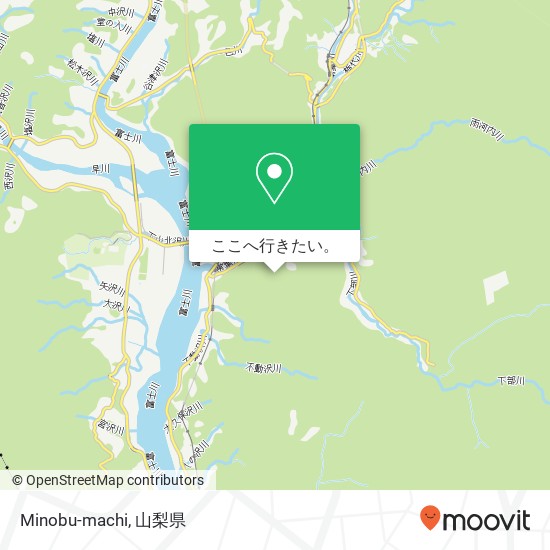 Minobu-machi地図
