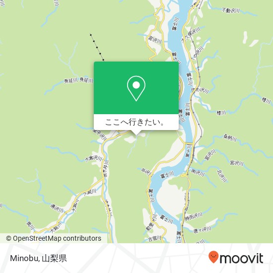 Minobu地図