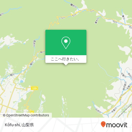 Kōfu-shi地図