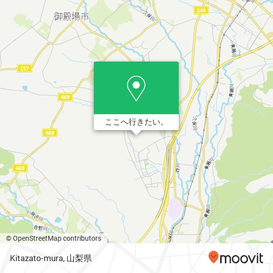 Kitazato-mura地図