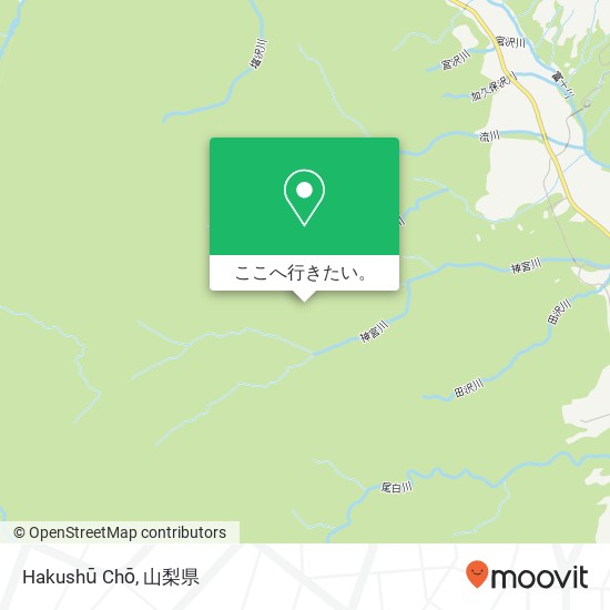 Hakushū Chō地図
