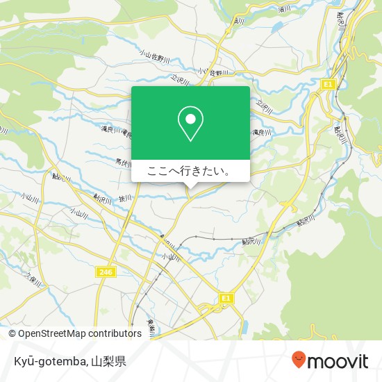 Kyū-gotemba地図