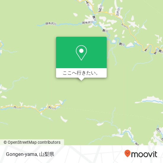 Gongen-yama地図
