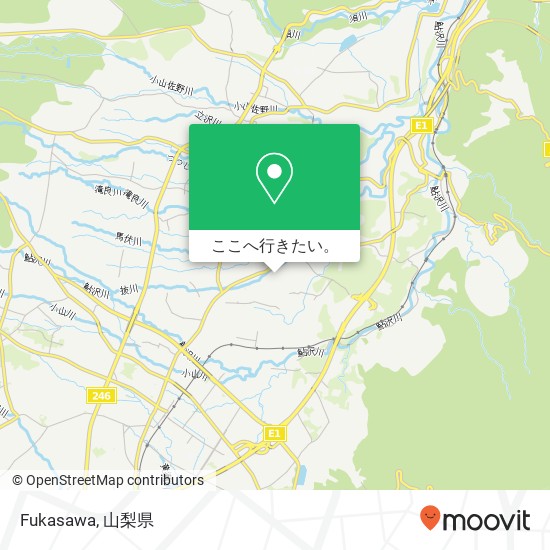 Fukasawa地図