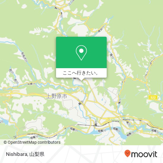 Nishibara地図
