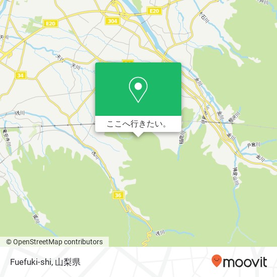 Fuefuki-shi地図