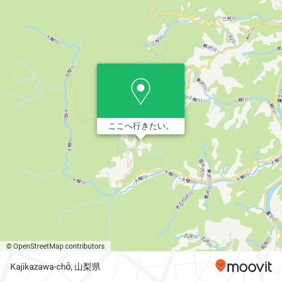 Kajikazawa-chō地図